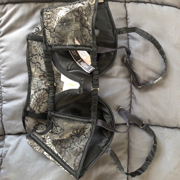 LUXE LINGERIE Floral Embroidered Bustier - Picture 3 of 6